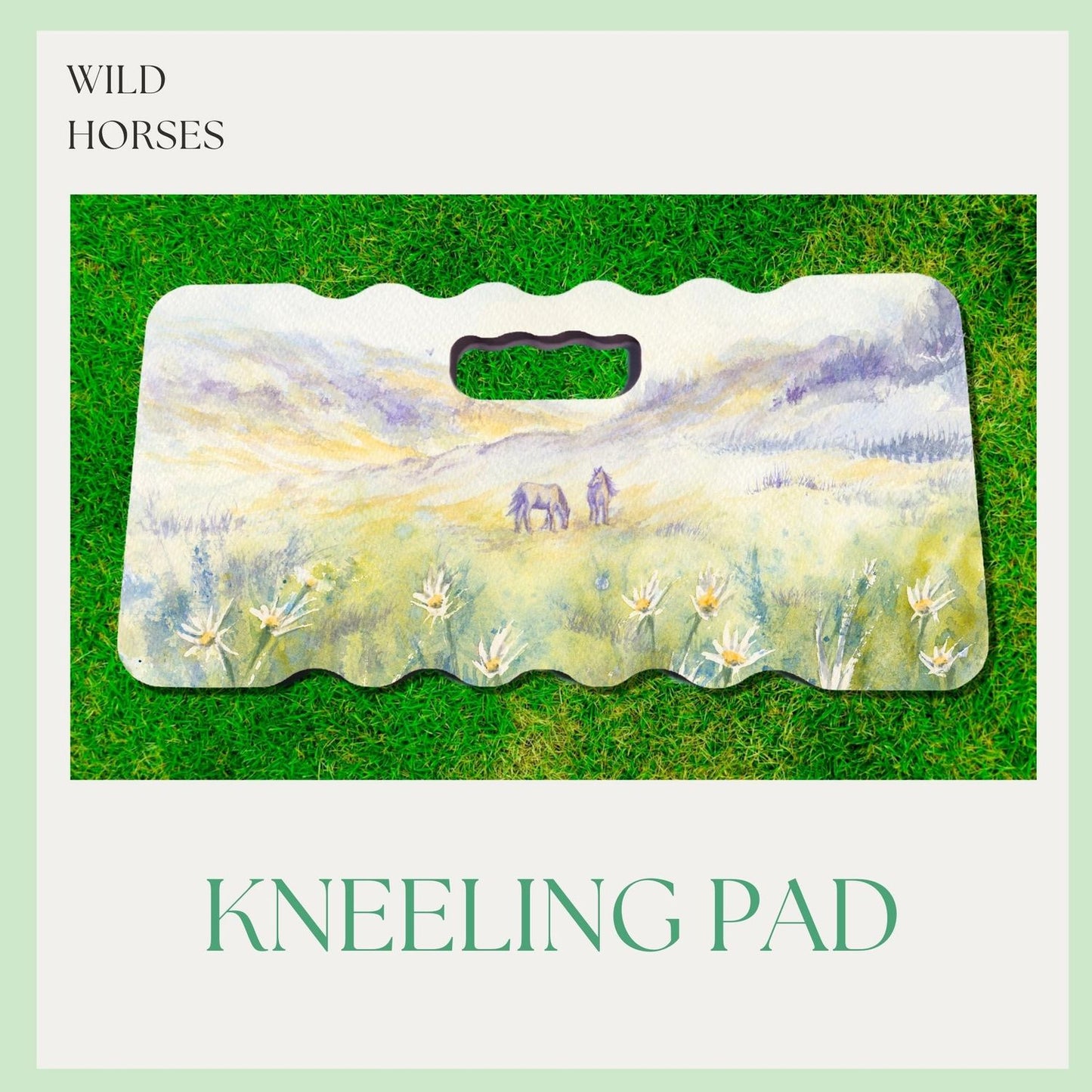Wild Horses Kneeling Pad