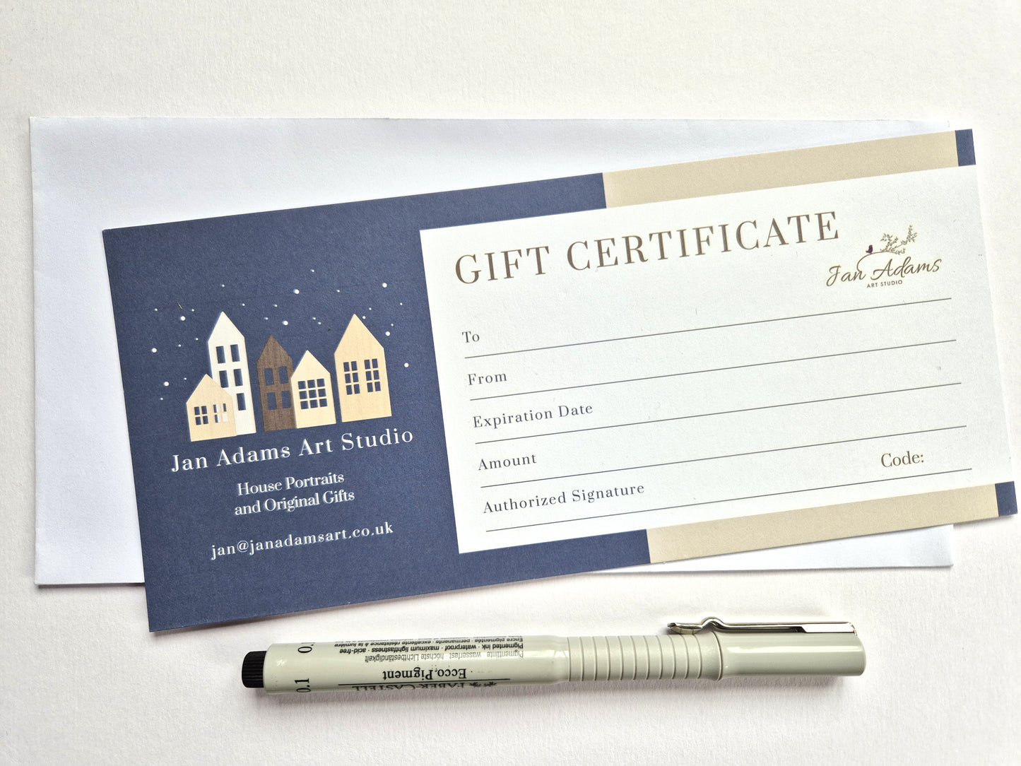 House Portrait Gift Voucher