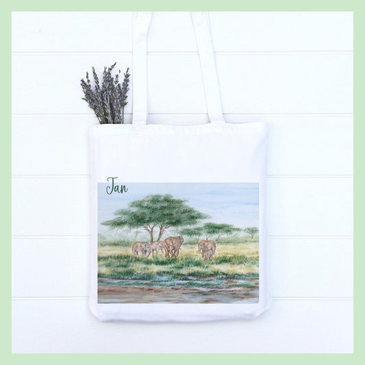 Elephant Tote Bag
