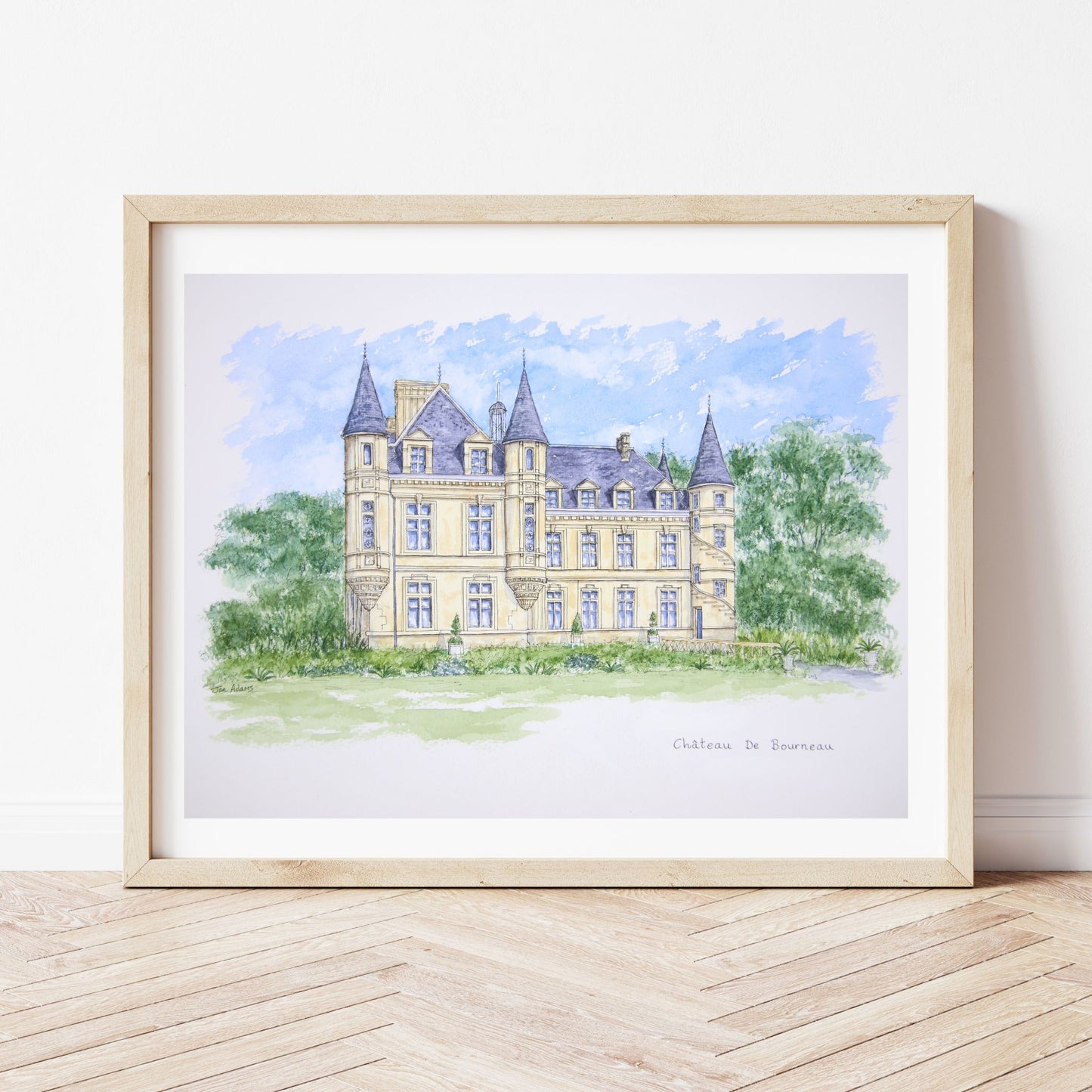 Wedding Venue Portraits in Watercolour